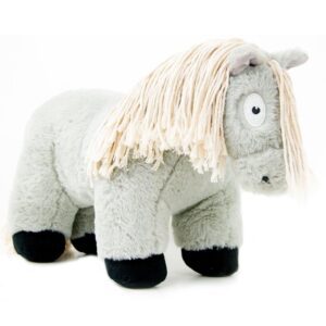 Crafty Ponies Spielzeug Kuschelpferd grau