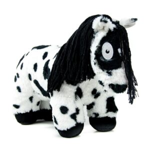 Crafty Ponies cheval en peluche Pie Noir (48 cm)